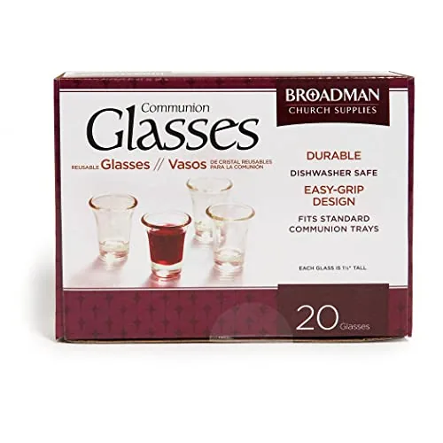 Broadman Church Supplies Glass Communion Cups