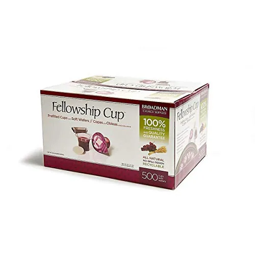 Broadman Church Supplies Fellowship Cup Juice Wafer 500